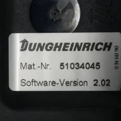 Jungheinrich 50314365 | Rij regeling tbv Drive cotroller for  EKS110 software version 2.02 51034045 AS2412/3 index I
