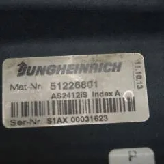 Jungheinrich 51226801 | Rij/hef/stuur regeling voor ECE225 AS2412 iS index A software version 2.03 Drive/Lift/Steering controller for ECE225