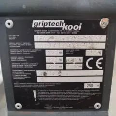 Griptech unknown | Kooi reachforks TFG2-30-1325-1075 year 2013 sn. 1334735-L forklength 1200mm load centre 725mm 1241 kg 1800mm 500kg
