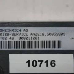 Jungheinrich 50053809 | Lisa display with Canbus sn. 0246300211261