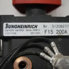 Jungheinrich 51208277 | Noodstop schakelaar Emergency disconnector 200A