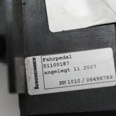 Jungheinrich 51100187 | Rij pedaal Drive pedal sn. 06877119