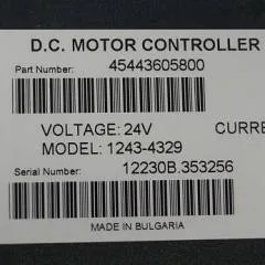 Still 45443605800 | Rij regeling Drive controller 24/300A Curtis model 1243-4329 sn. 12230B 353256