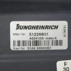 Jungheinrich 51226801 | Rij/hef/stuur regeling  drive/lift/steering controller AS2412 i S index A for ECD220 year 2014 sn. S1AX00040367