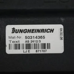 Jungheinrich 50314365 | Rij regeling Driving controller AS2412/3 for ECE220 sn. LJE871707