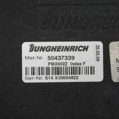 Jungheinrich 50437339 | Stuur regeling steering controller PM2402 Z Index F Sw 1,22 51050362 for ECE225 sn. S14X 00004822