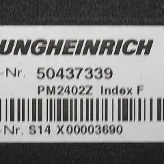 Jungheinrich 50437338 | Stuur regeling steering controller PM2402 Z Index F Sw 1,22 51050362 for ECE220 year 2009  sn. S14X 00003690