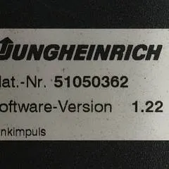 Jungheinrich 50437338 | Stuur regeling steering controller PM2402 Z Index F Sw 1,22 51050362 for ECE220 year 2009  sn. S14X 00003690