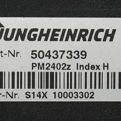 Jungheinrich 50437339 | Stuur regeling steering controller PM2402 Z Index H sw 1,05 51135888 for ECE220 ear 2010 sn S14X 10003302