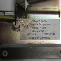 Crown 825777-001 | Display software versie WT-Display-608 CROWN NT 3000 1LEL-001854-A sn. 15/12-0004