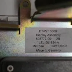 Crown 825777-001 | Display software versie WT-Display-608 CROWN NT 3000 1LEL-001854-A sn. 24/13-0002