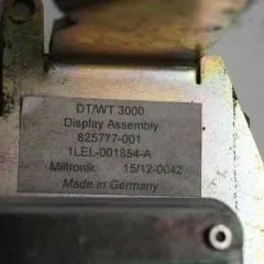 Crown 825777-001 | Display software versie WT-Display-608 CROWN NT 3000 1LEL-001854-A sn. 15/12-0042