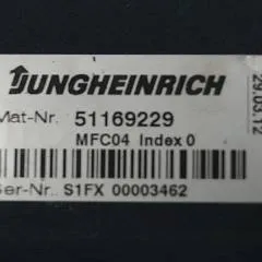 Jungheinrich 51169229 | MFC04 Index O Brake for ETV214 from year 2012 sn. S1FX0003462