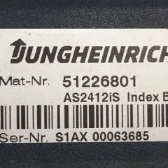 Jungheinrich 51226801 | Rij/stuur regeling  drive/steering controller AS2412 i S index B for EZS350XL year 2015 sn. S1AX00063885