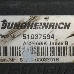 Jungheinrich 51093699 | Rij/hef regeling drive/lift controller AS2409ik Index B sw. 1,02 51037594 for ERe120