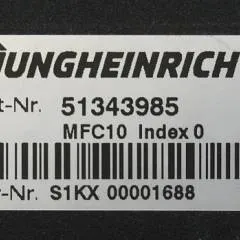 Jungheinrich 51343985 | MFC10 Index 0 sw 1,04 51415883 for EKS110z year 2016 sn. S1KX00001688