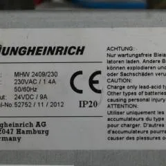 Jungheinrich 50461442 | Charger build in 24V/9A gel for EMC110 sn. 52752/11/2012
