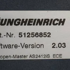 Jungheinrich 51226801 | Rij/hef/stuur regeling  drive/lift/steering controller AS2412 i S index A Sw 2,03 51256852 for ECE225XL year 2013 sn. S1AX00032802