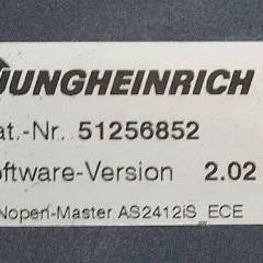 Jungheinrich 51226801 | Rij/hef/stuur regeling  drive/lift/steering controller AS2412 i S index A Sw 2,02 51256852 for ECE225XL year 2012 sn. S1AX00017723