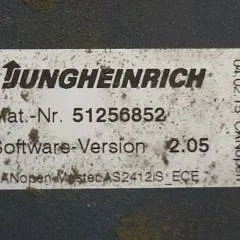 Jungheinrich 51226801 | Rij/hef/stuur regeling  drive/lift/steering controller AS2412 i S index A Sw 2,05 51256852 for ECE225XL year 2013