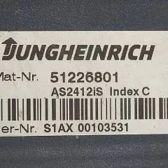 Jungheinrich 51226801 | Rij/hef/stuur regeling  drive/lift/steering controller AS2412 i S index C Sw 1,06 51263516 sn. S1AX00103531 for ERE225 year 2016