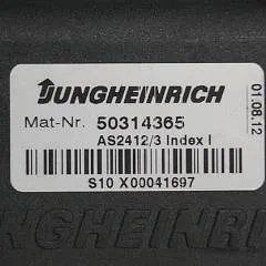 Jungheinrich 50314365 | Rij regeling Driving controller AS2412/3 index I for EKS110L-100E year 2012