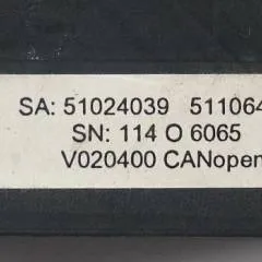 Jungheinrich 51024039 | Codekey Can Open Cancode II sn. 114O6065