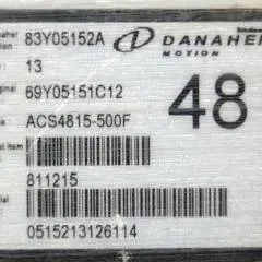 Crown 811215 | Controller ACS4815-500F Danaher Motion 83Y05152A 48 Volt sn. 515213126114