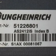 Jungheinrich 51226801 | Rij/hef/stuur regeling  drive/lift/steering controller AS2412 i S index B sn S1AX00081067 for EKS110 year 2016