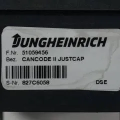 Jungheinrich 51059456 | Code slot codekey Justcap Cancode II sn. 827C6058