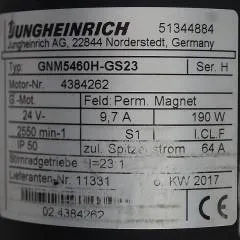 Jungheinrich 51344884 | Steering motor 24V type GNM5460H-GS23 sn 4384262