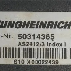 Jungheinrich 50314365 | Rij regeling Driving controller AS2412/3 Index L sn. S10X00022439 for EKS110Z-100E year 2010