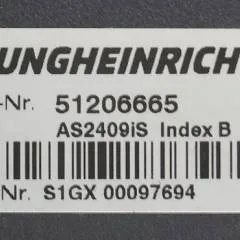 Jungheinrich 51206665 | Rij/hef regeling Drive/lift controller AS2409 i S Index B Sw. 2,05 51246071 for ERE120 year 2016 sn. S1GX00097694