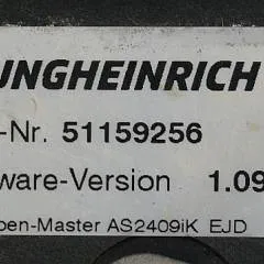 Jungheinrich 51037594 | Rij/hef regeling Drive/lift controller AS2409 i k index B sw. 1,09 51159256 sn. S12X00106155 from EJD220 year 2018