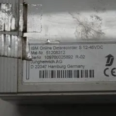 Jungheinrich 51208312 | ISM online data recorder S 12-48 VDC 51308292 Sw. 03.00 sn.109700025892 R-02