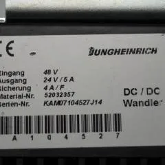 Jungheinrich 52032357 | Omvormer Transformer 48V -> 24V/5A for EKS310 sn. KAM07104527J14