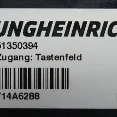 Jungheinrich 51350394 | Code key sn. 714A6288