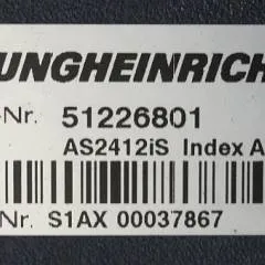 Jungheinrich 51226801 | Rij/hef/stuur regeling  drive/lift/steering controller AS2412 i S index A  sn. S1AX00037867 from ECD220 year 2014