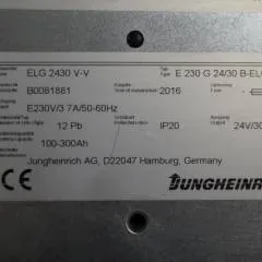 Jungheinrich 51044544 | build in charger 24V/30A 100-300Ah sn. B0081881