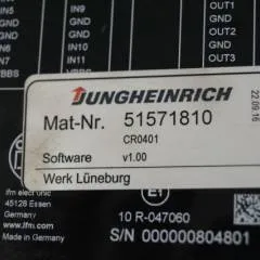 Jungheinrich 51571810 | Collection board CR0401 sw. V1.00 sn. 000000804801