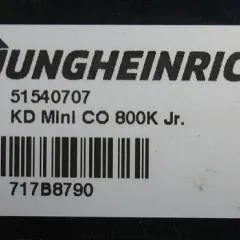 Jungheinrich 51540707 | Display KD mini Co 800K Jr. sn. 728B8790