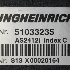 Jungheinrich 51033235 | Rij regeling Drive controller AS2412i index C from ESZ350 year 2011 sn. S13X00020164