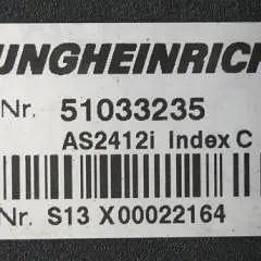 Jungheinrich 51033235 | Rij regeling Drive controller AS2412i index C from ECE320SH year 2011 sn. S13X00022164