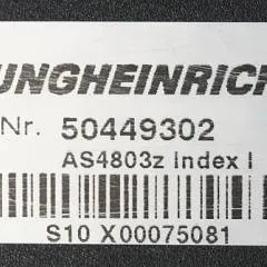 Jungheinrich 50449302 | Stuur regeling Controller AS4803 Z index I sw 1,33 51004746 for ETV216 year 2008 sn. S10X00075081