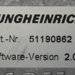 Jungheinrich 51168614 | Rij regeling Drive controller complete with internal charger AS2403iC index B Sw. 2,04 51190862 sn. SAOX10018645 from EMC year 2019