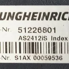Jungheinrich 51226801 | Rij/hef/stuur regeling  drive/lift/steering controller AS2412 i S index B  sn. S1AX00059536 from EZS350 year 2015