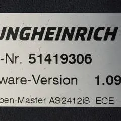 Jungheinrich 51226801 | Rij/hef/stuur regeling  drive/lift/steering controller AS2412 i S index C Sw 1,09 sn. S1AX00100971 from ERE 225 year 2017
