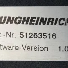 Jungheinrich 51226801 | Rij/hef/stuur regeling  drive/lift/steering controller AS2412 i S index A  Sw 1,04 51263516 sn. S1AX00046476 from ERE225 year 2014