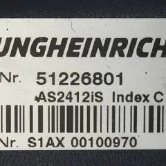 Jungheinrich 51226801 | Rij/hef/stuur regeling  drive/lift/steering controller AS2412 i S index C sn. S1AX00100970 from ECE 225 year 2017
