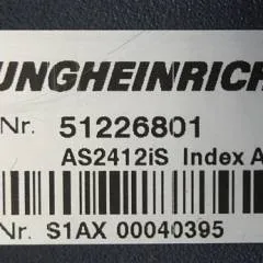 Jungheinrich 51226801 | Rij/hef/stuur regeling  drive/lift/steering controller AS2412 i S index A sn. S1AX00040395 from ECE225HP year 2014